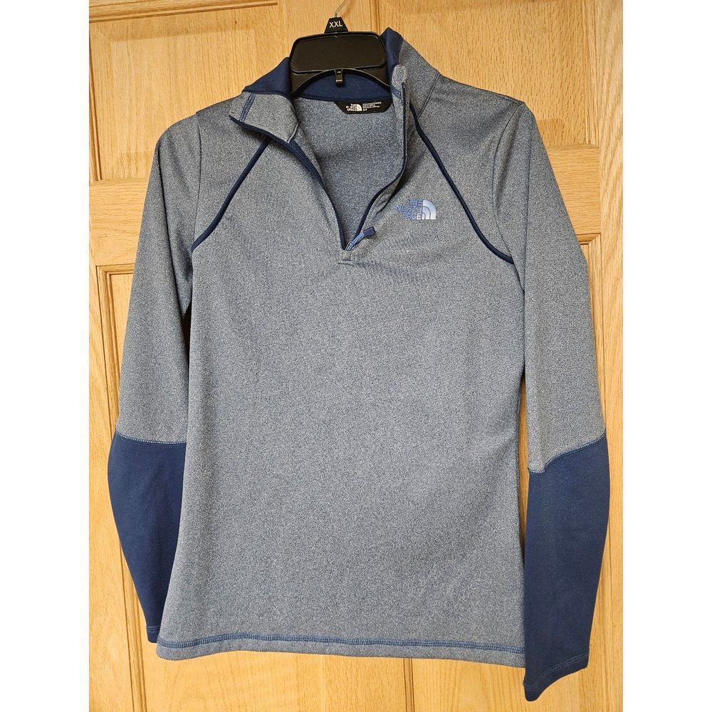 The North‎ Face Small Bluee Quarter Zip Pullover